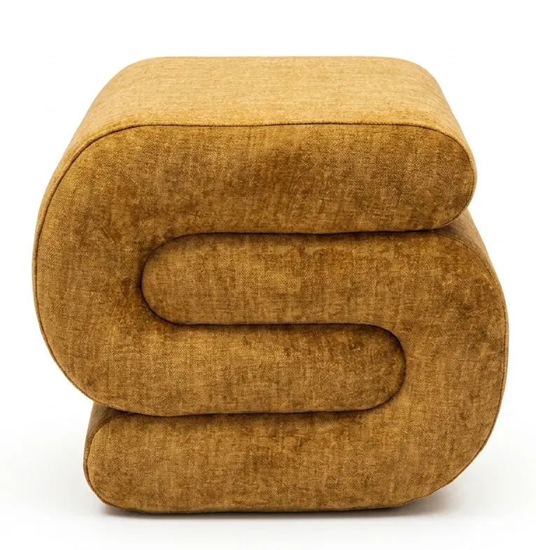 ABONDANCE Pouf Terracota